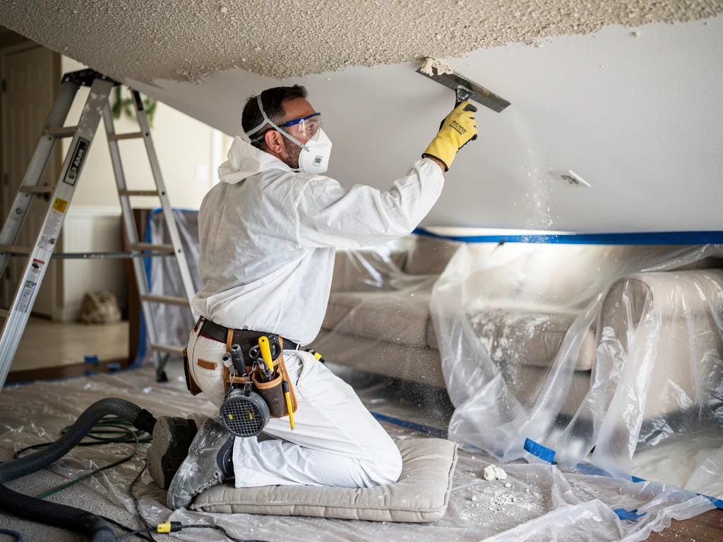 Popcorn Ceiling Removal